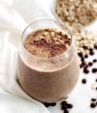 Coffee banana oat smoothie_2